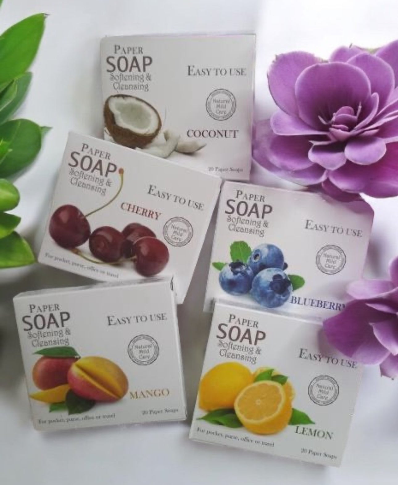 Feuilles de savon parfum au choix