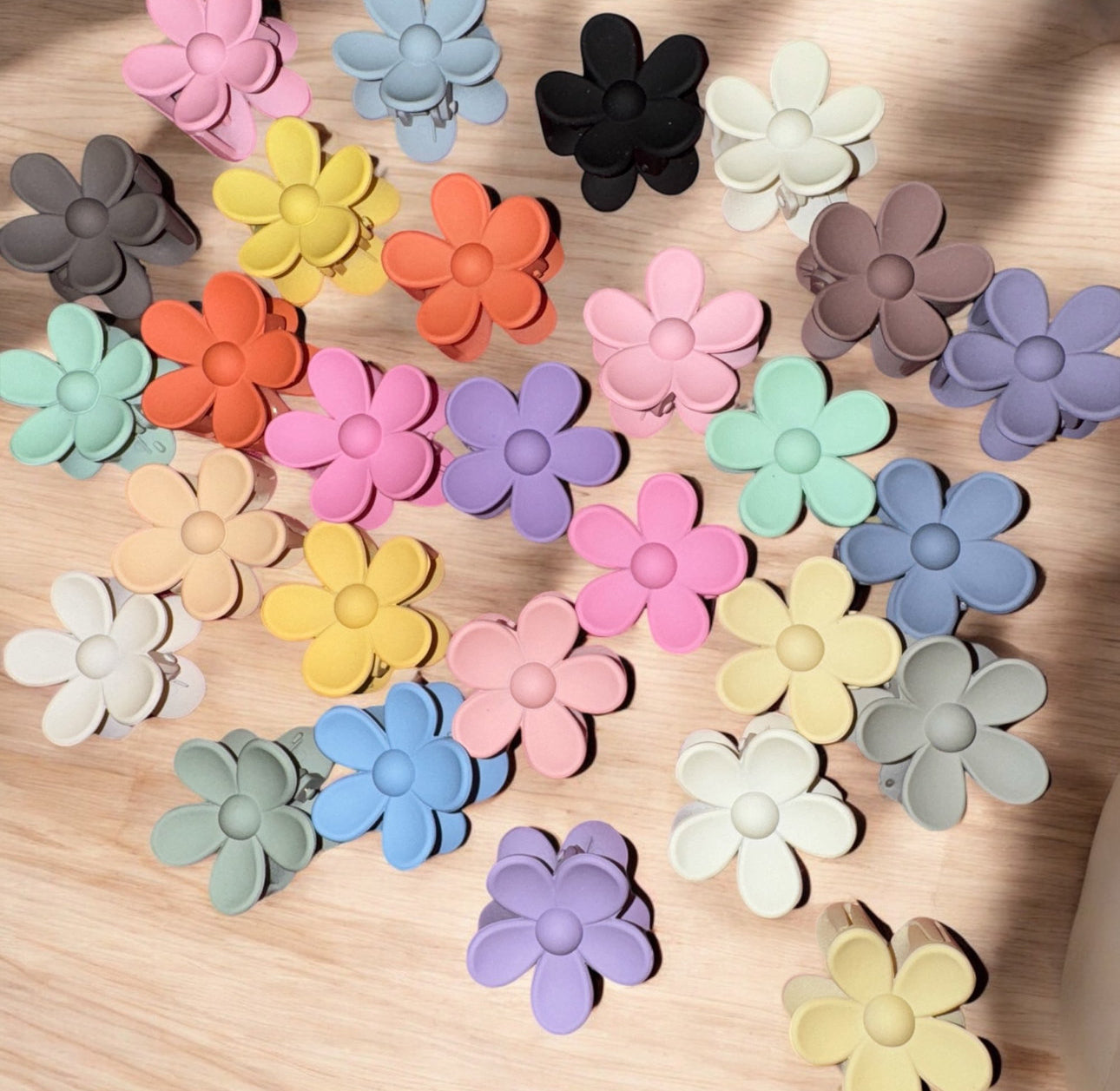Pochette 2 pinces fleurs