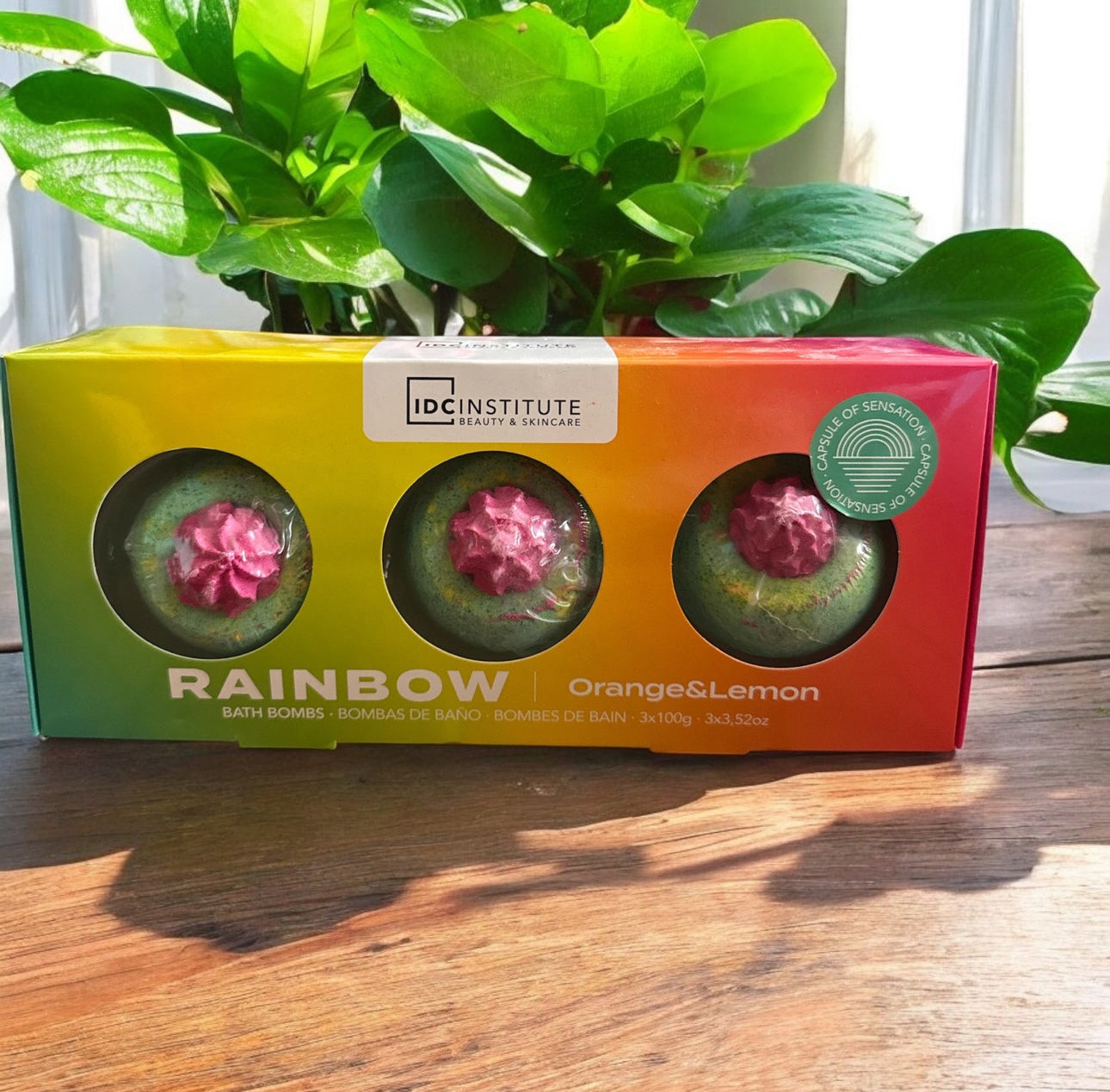 Coffret bombe de bain violet parfum au choix