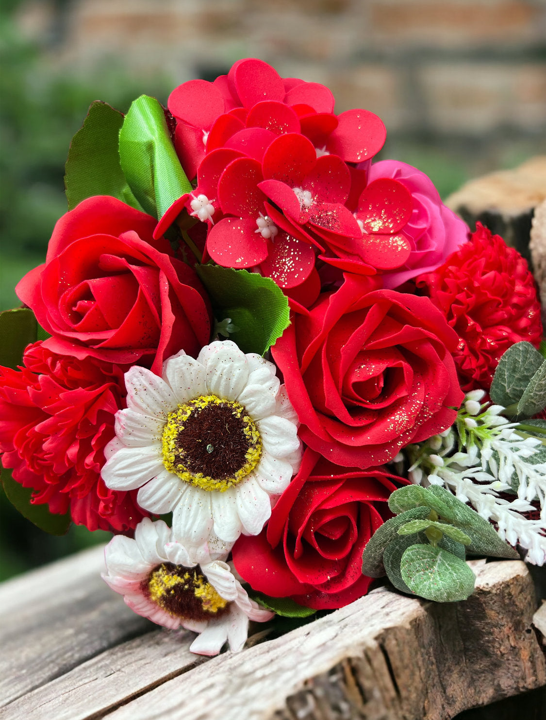 Bouquet en pétales de savon À LA FOLIE