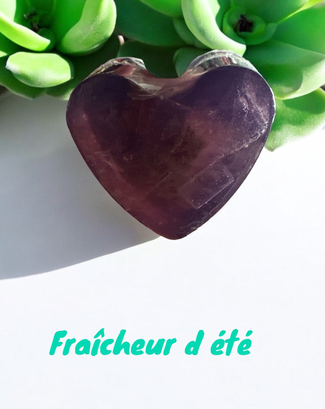 Savon glycérine coeur parfum au choix