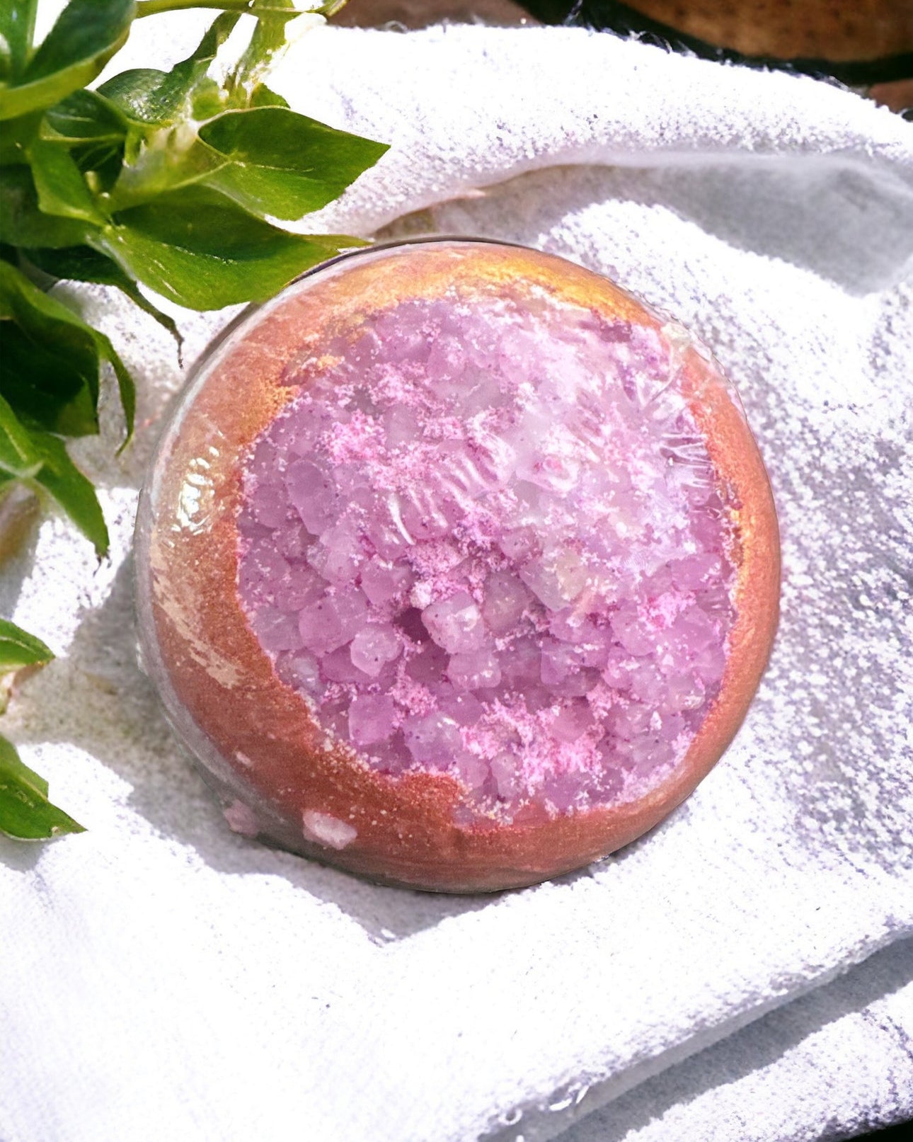 Bombe de bain avec sels de bain parfum au choix