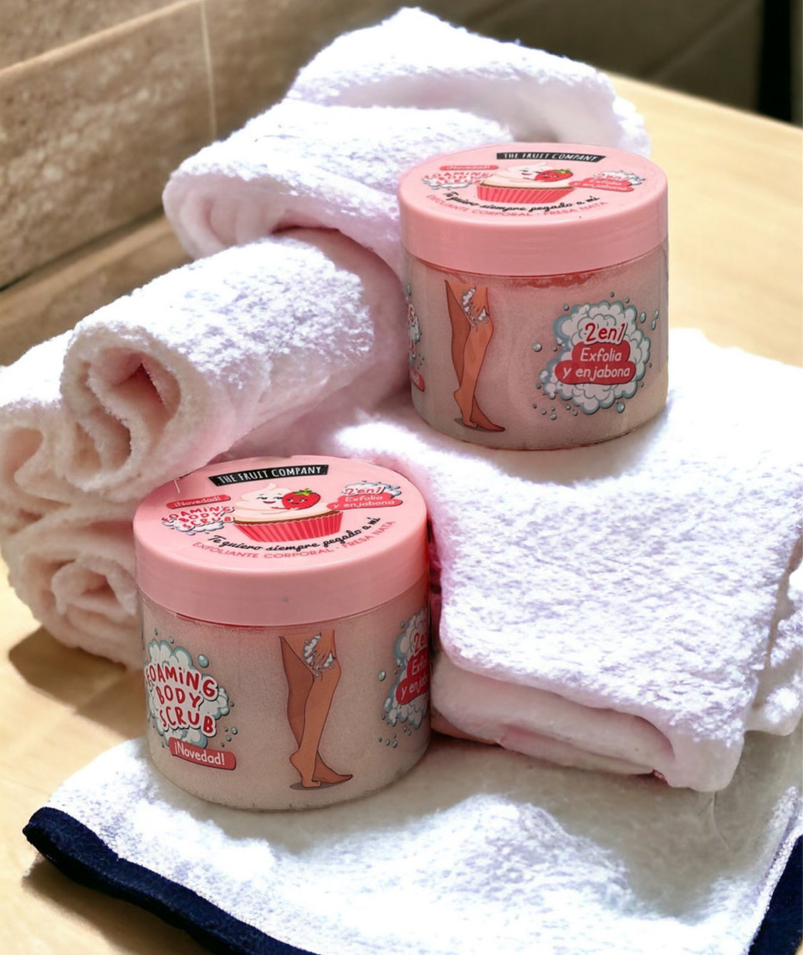 Gel douche exfoliant 2 en 1 parfum au choix