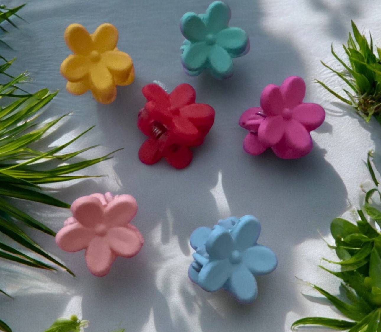 Pochette de 5 mini pinces fleurs 🌸
