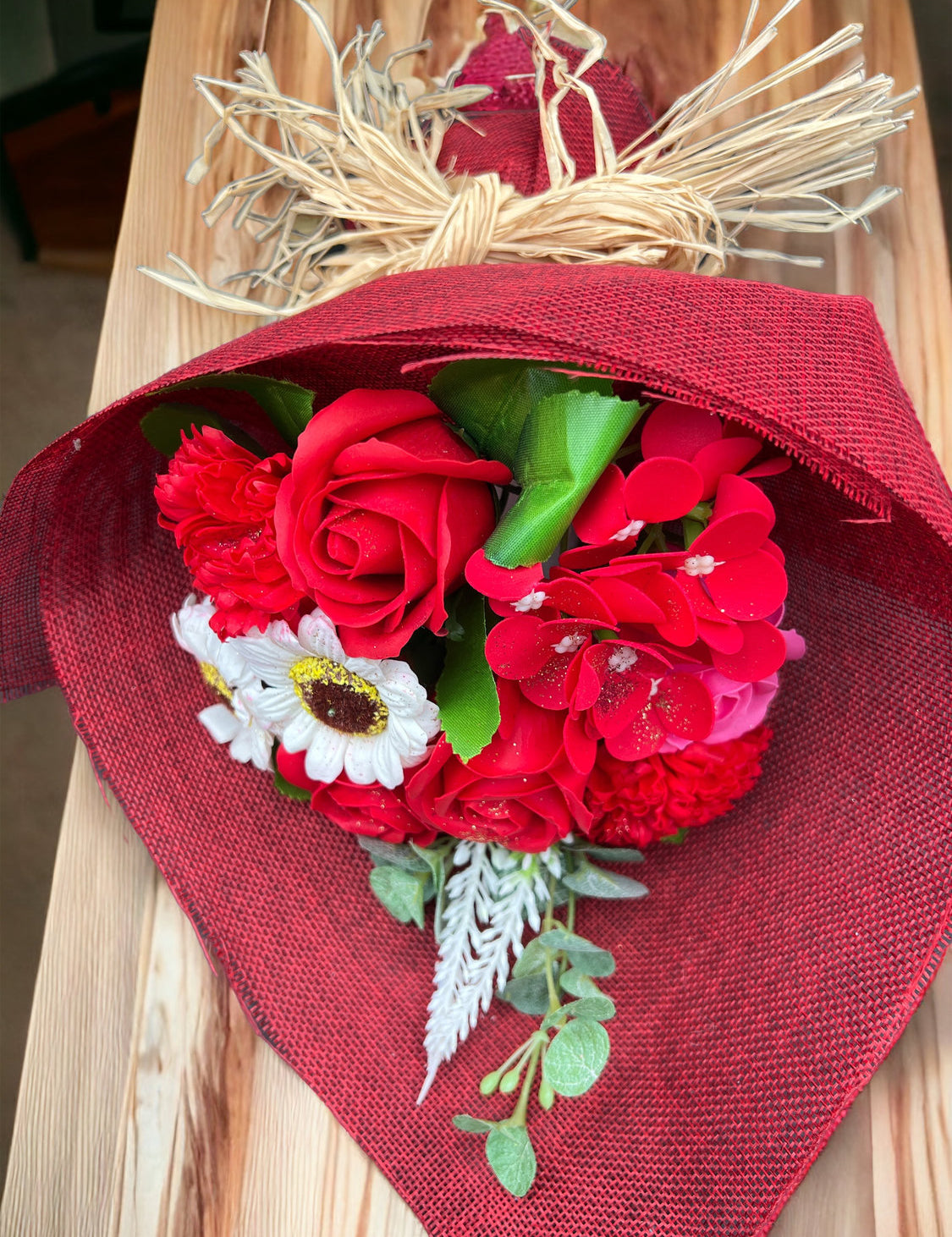 Bouquet en pétales de savon À LA FOLIE
