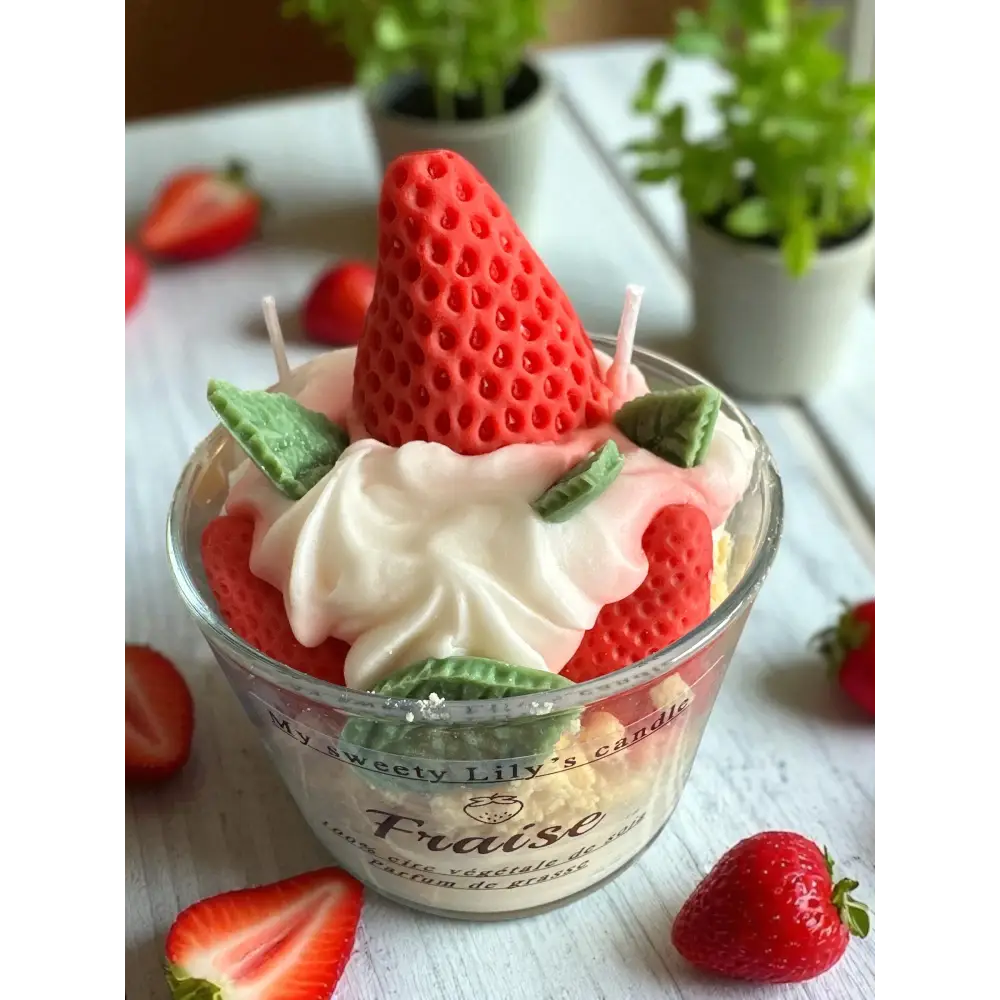 Bougie fraises đ - Bougie