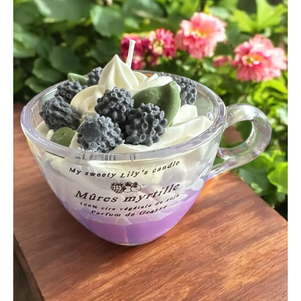Bougie tasse MĂ»res Myrtilles đ« - Bougie