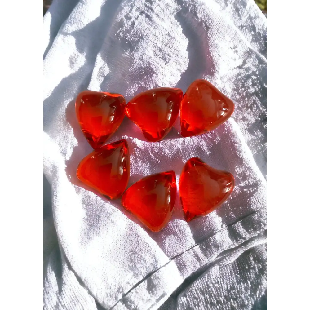 Grosse perle de bain - CĆur rose cerise - Perles de bain