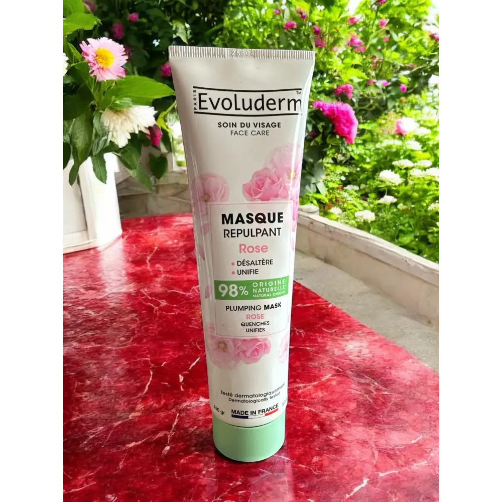 Masque visage repulpant Ă la rose Evoluderm - Masque visage
