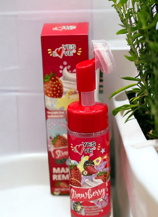 Démaquillant, nettoyant hydratant chantilly fraise