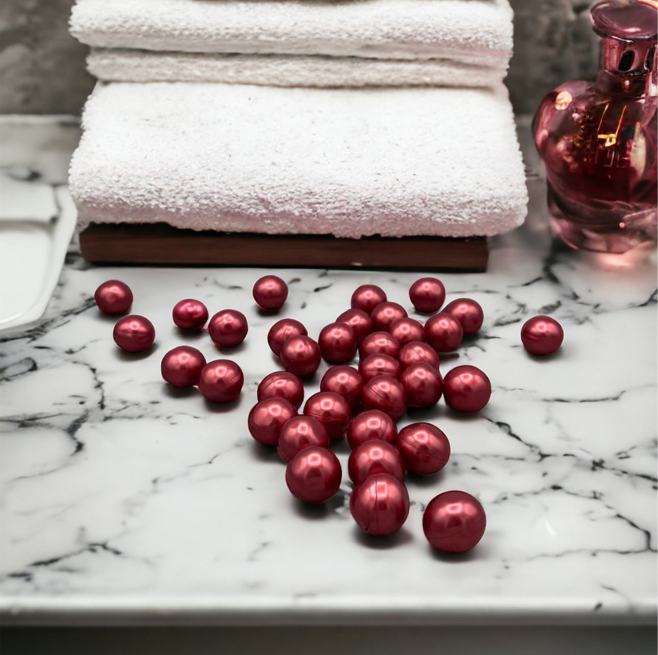 Perle de bain ronde