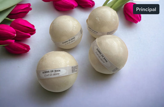Bombe de bain au lait de chèvre 🐐