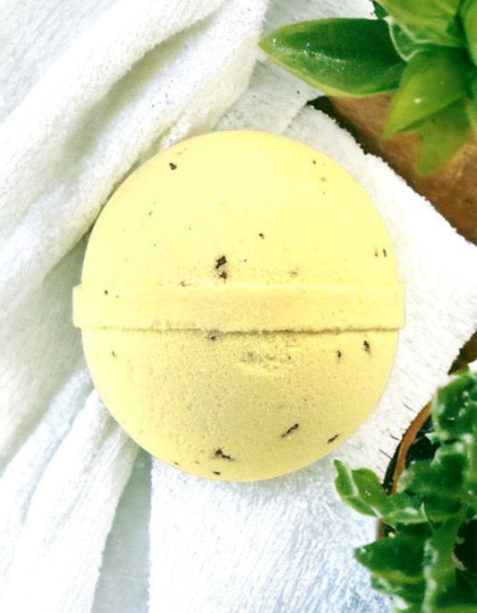 Grosse bombe de bain tarte banane caramel