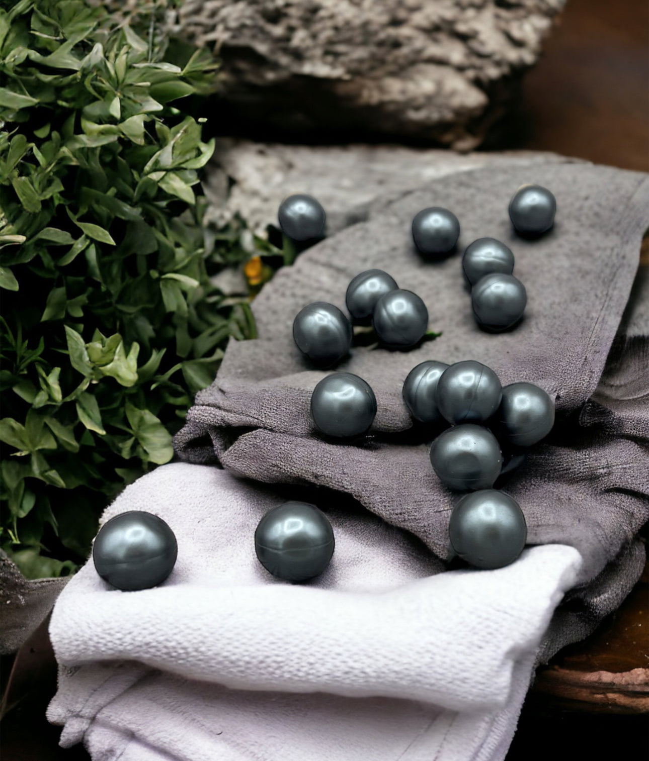 Perle de bain ronde