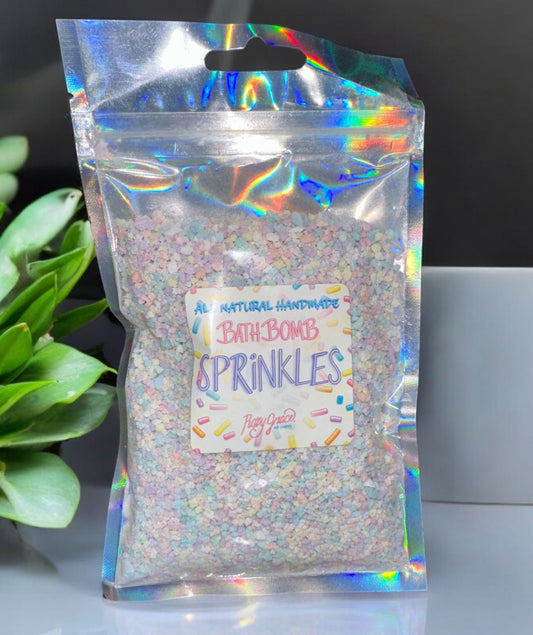 Confettis de bain parfum bonbon acidulé
