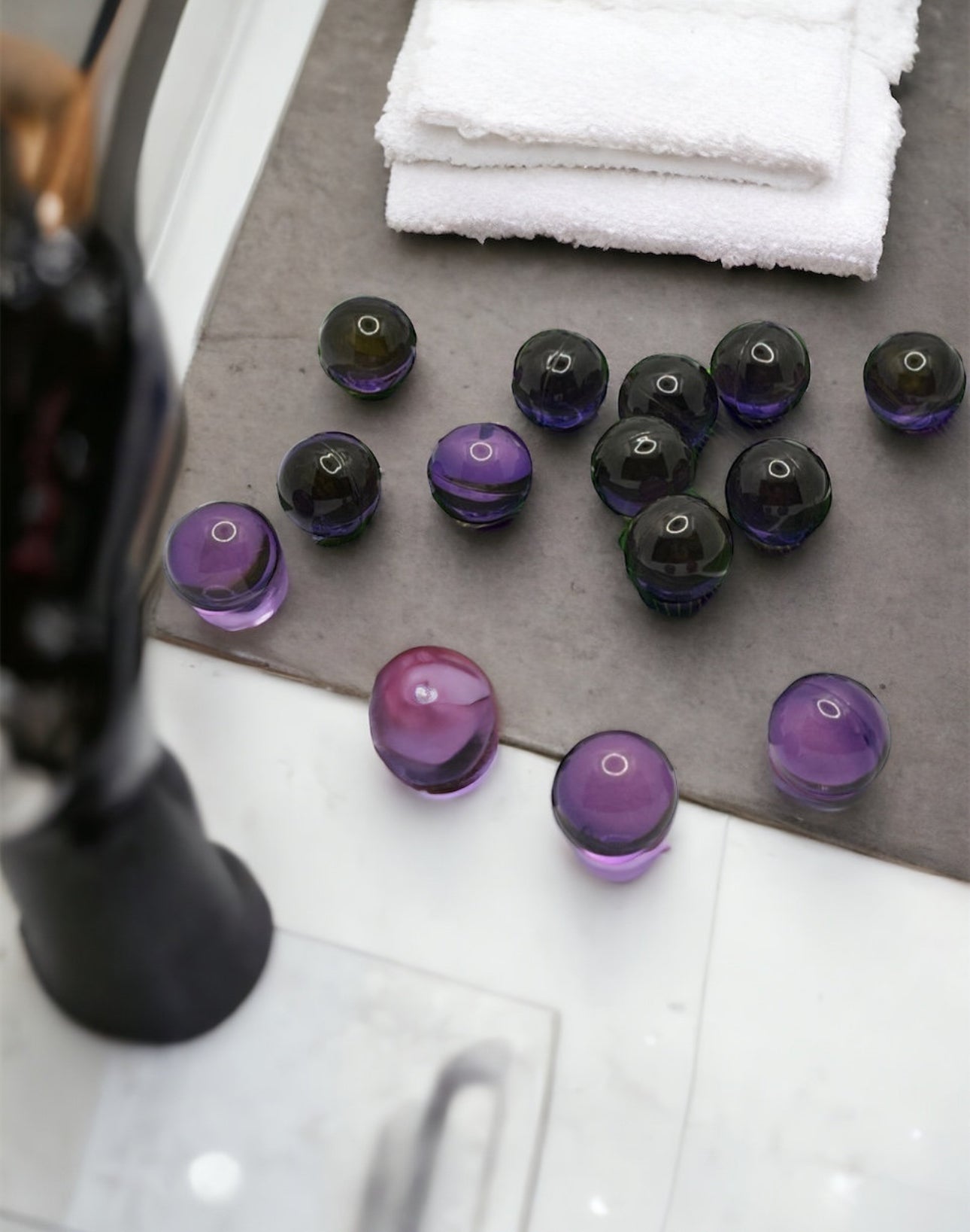 Perle de bain ronde