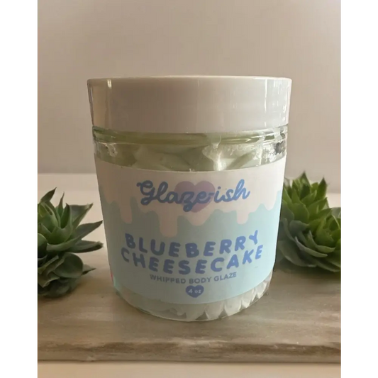 Beurre corporel fouetté parfum au choix - Cheesecake myrtille - Crème hydratante corps