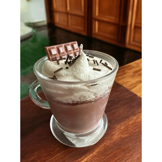 Bougie chocolat chaud liégeois Destockage - Bougie