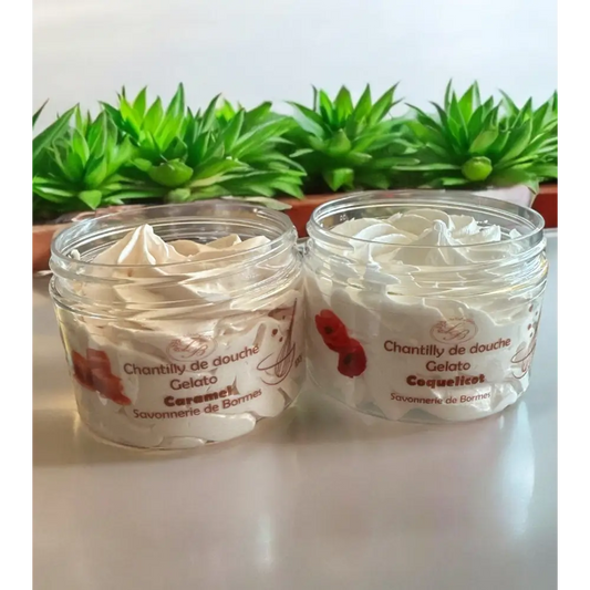 Chantilly de douche (gel douche fouetté) parfum au choix - Chantilly de douche
